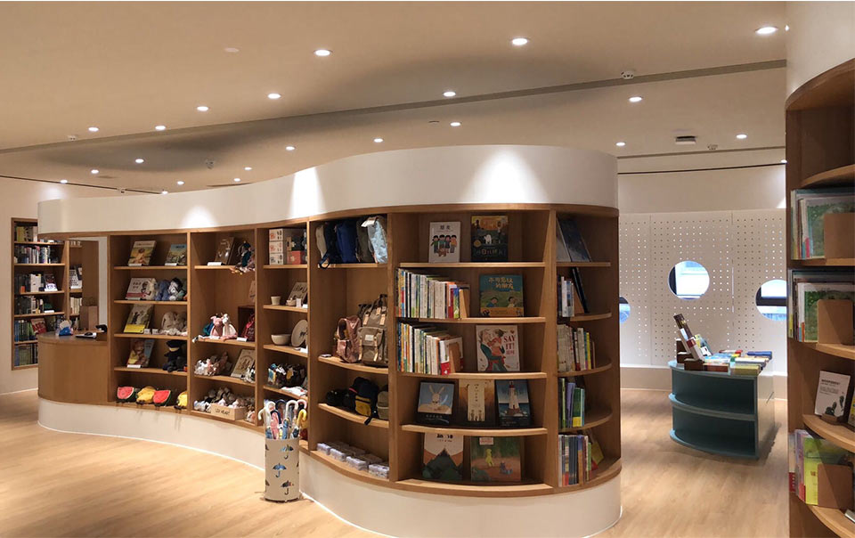 江门几米方圆书店的照明灯光控制系统 广州景晴光电LED控制器